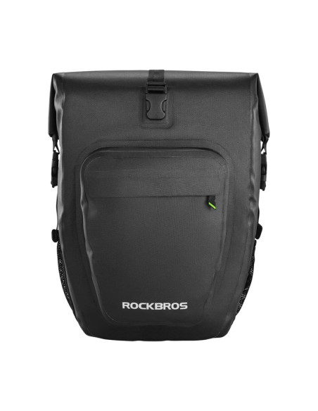 Torba na bagażnik rockbros as-001 wodoodporna 27 l - czarna