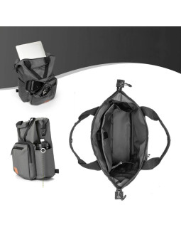 Plecak rockbros h43 do roweru składanego brompton - szary 2