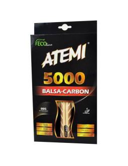 Rakietka do tenisa stołowego atemi 5000 balsa carbon concave