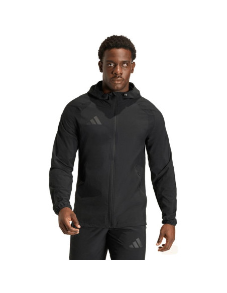 Kurtka męska adidas tiro 26 travel windbreaker czarna jm5539