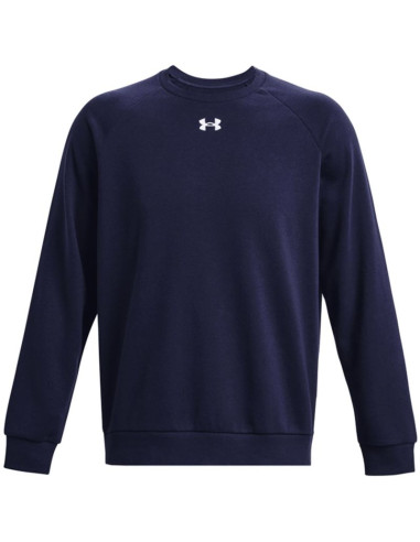 Bluza męska under armour rival fleece crew granatowa 1379755 410