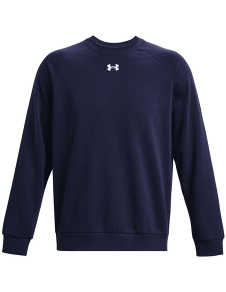 Bluza męska under armour rival fleece crew granatowa 1379755 410