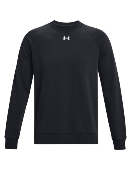 Bluza męska under armour rival fleece crew czarna 1379755 001