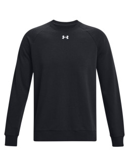 Bluza męska under armour rival fleece crew czarna 1379755 001