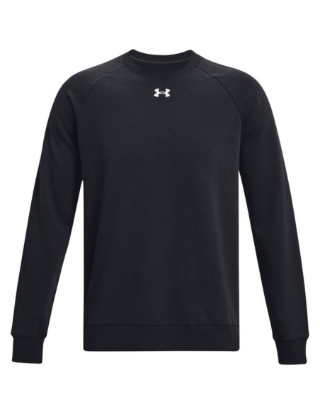 Bluza męska under armour rival fleece crew czarna 1379755 001