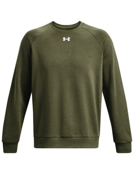 Bluza męska under armour rival fleece crew khaki 1379755 390