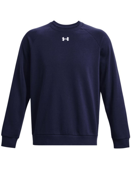 Bluza męska under armour rival fleece crew granatowa 1379755 410