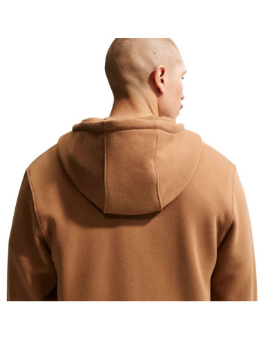 Bluza męska nike club bb fz hoodie jasny brąz fn3861 270