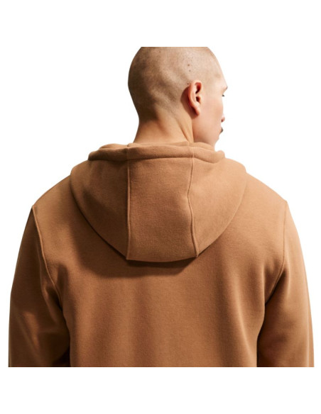 Bluza męska nike club bb fz hoodie jasny brąz fn3861 270