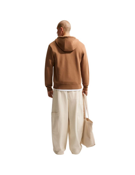 Bluza męska nike club bb fz hoodie jasny brąz fn3861 270