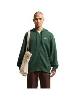 Bluza męska nike club bb fz hoodie zielona fn3861 323