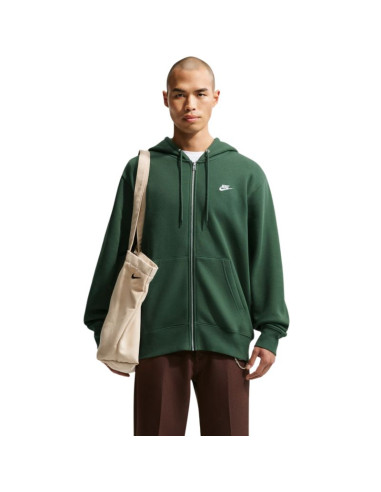 Bluza męska nike club bb fz hoodie zielona fn3861 323
