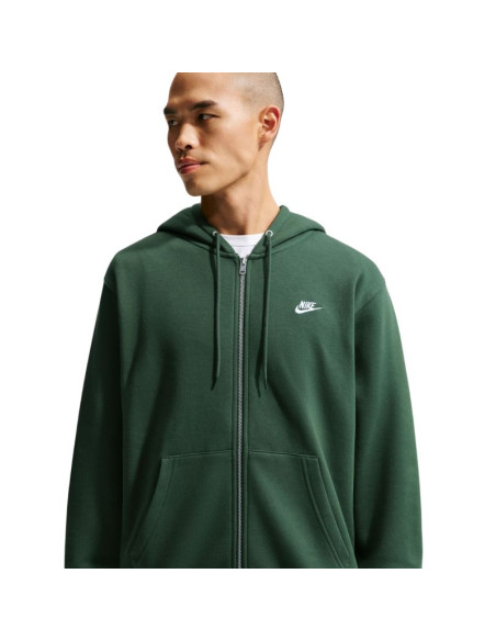Bluza męska nike club bb fz hoodie zielona fn3861 323