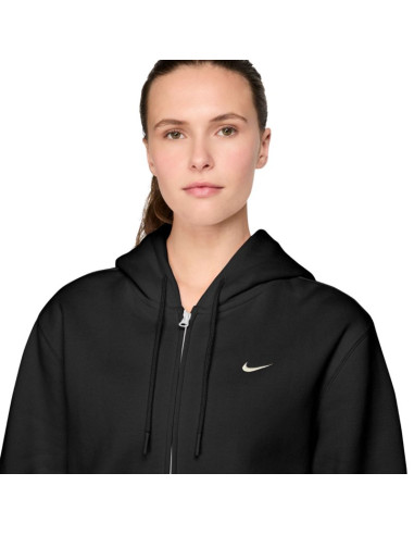 Bluza damska nike studio fleece medium weight czarna im8504 001