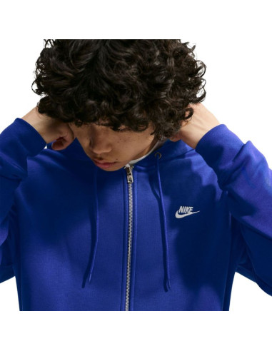 Bluza męska nike club bb fz hoodie niebieska fn3861 455