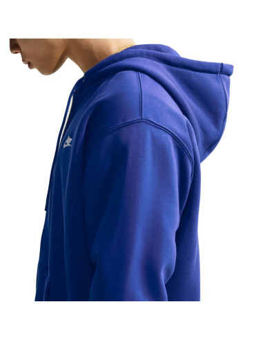 Bluza męska nike club bb fz hoodie niebieska fn3861 455
