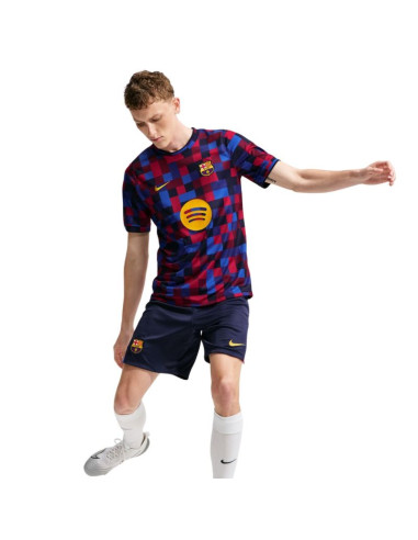 Koszulka męska nike fc barcelona home granatowo-bordowa ii1667 621
