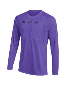 Koszulka męska nike dri-fit referee iii longsleeve fioletowa hv8326 560 xl