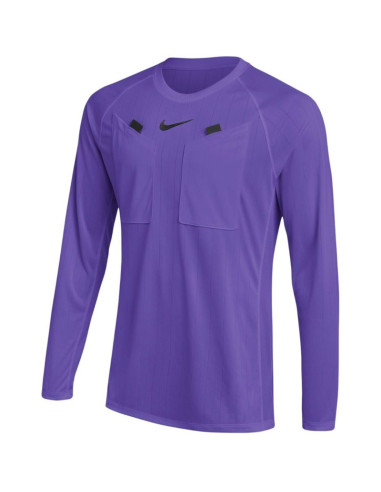 Koszulka męska nike dri-fit referee iii longsleeve fioletowa hv8326 560 2xl