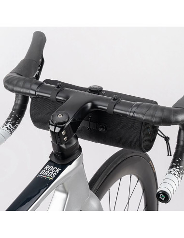 Torba rowerowa rockbros tl002 road to sky 1,5 l na kierownicę wodoodporna - czarna