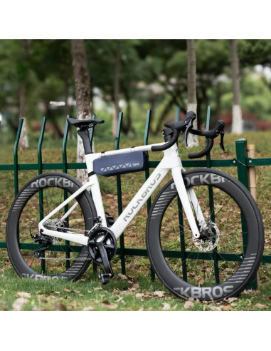 Torba rowerowa rockbros as-140 road to sky wodoodporna pod ramę 1,7 l - niebieska
