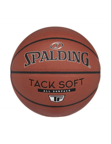 Piłka koszykowa spalding tack soft brązowa 76941z 7
