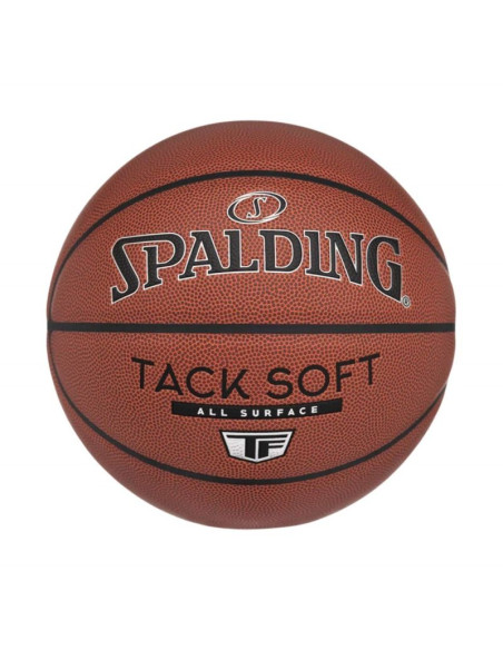 Piłka koszykowa spalding tack soft brązowa 76941z 7