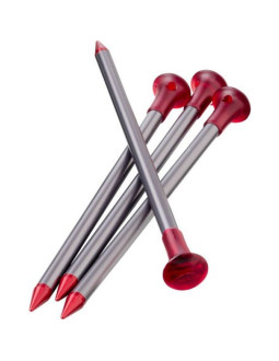 Msr carbon-core kołek aluminium, włókno węglowe czerwony, srebrny 4 szt.