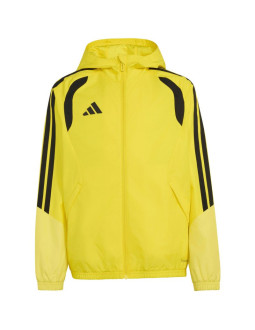 Kurtka dla dzieci adidas tiro 26 competition all weather żółta ks9918