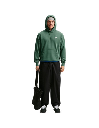 Bluza męska nike club ft po hoodie zielona fn3866 323