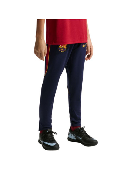 Spodnie dla dzieci nike fc barcelona strike granatowe ii2809 498