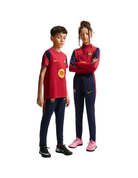 Spodnie dla dzieci nike fc barcelona strike granatowe ii2809 498