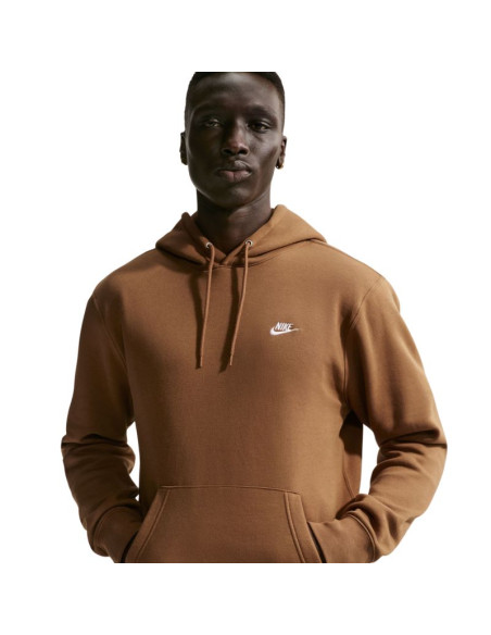 Bluza męska nike club bb brązowa fn3859 270