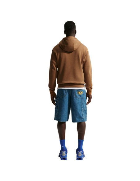 Bluza męska nike club bb brązowa fn3859 270