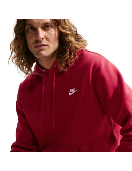 Bluza męska nike club bb czerwona fn3859 608