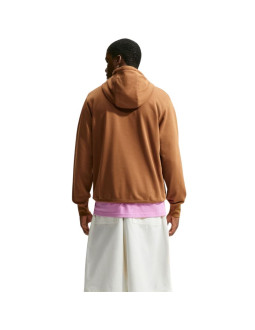Bluza męska nike club ft po hoodie jasny brąz fn3866 270 2