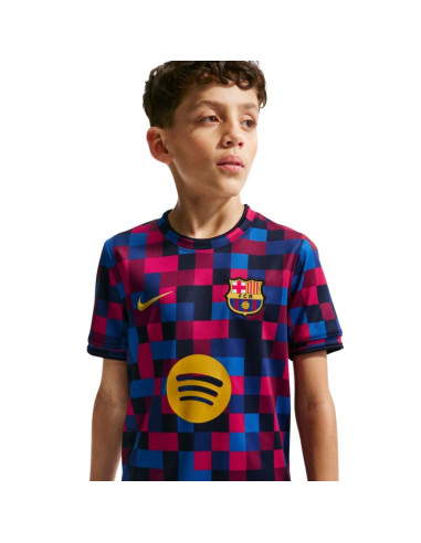 Koszulka dla dzieci nike fc barcelona bordowo-niebieska ii1752 621