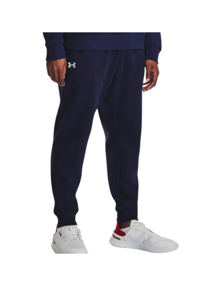 Spodnie męskie under armour rival fleece joggers granatowe 1379774 410 l