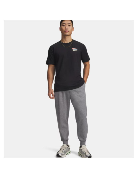 Spodnie męskie under armour rival fleece joggers szare 1379774 025 xl