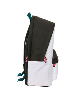 Real madryt plecak sportowy z usb i z miejscem na laptopa double backpack 612554820 2
