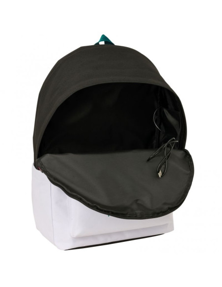 Real madryt plecak sportowy z usb i z miejscem na laptopa double backpack 612554820