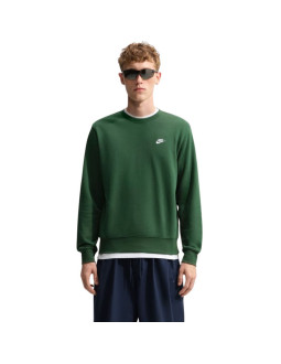 Bluza męska nike club ft zielona fn3888 323