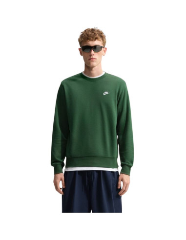 Bluza męska nike club ft zielona fn3888 323