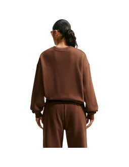 Bluza damska nike studio fleece brązowa im8082 259 2