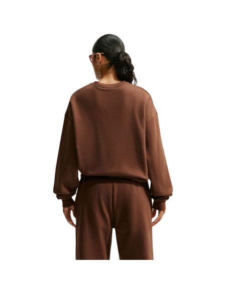 Bluza damska nike studio fleece brązowa im8082 259