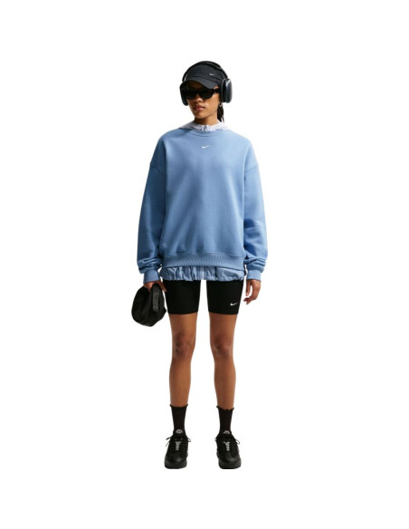 Bluza damska nike studio fleece niebieska im8082 486