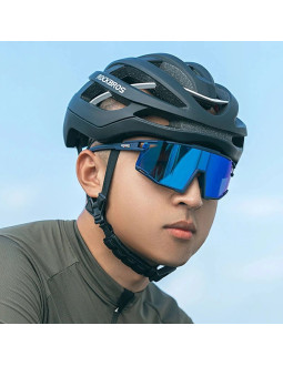 Okulary rowerowe rockbros sp258 road to sky polaryzacyjne niebieskie soczewki - granatowe 2