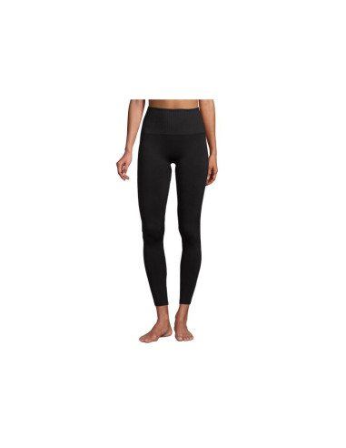 Legginsy casall seamless graphical rib high waist tights czarny