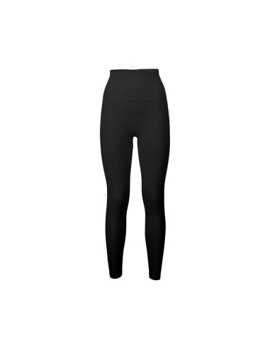 Legginsy casall seamless graphical rib high waist tights czarny