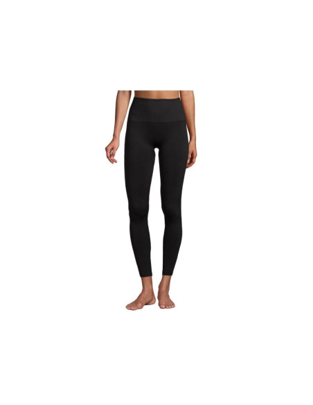 Legginsy casall seamless graphical rib high waist tights czarny